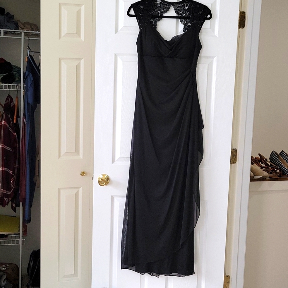 Black evening gown